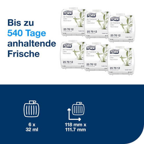 Kontinuierlicher Lufterfrischer Zitronengras | 6 Stk á 32 ml