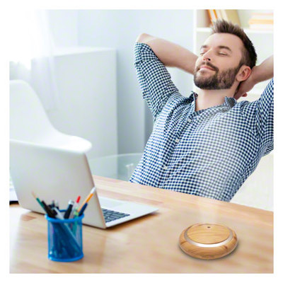 Ultraschall Luftbefeuchter Aroma Diffuser | edle Holzoptik | Raumluftbefeuchter