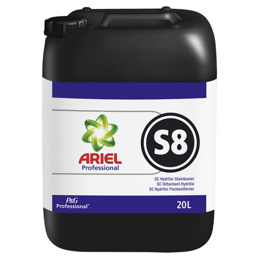 P&G PROFESSIONAL ARIEL S8 SC HydOxi Fleckentferner Kanister 20 Liter