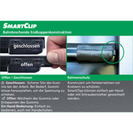 Unger AC300 Fensterwischer ErgoTec Ninja Schiene 30 cm High-Tech-T6 Aluminium | Material aus dem Flugzeugbau