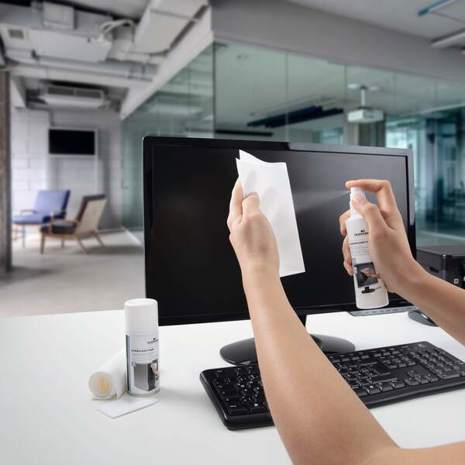 Effektives PC-Reinigungsset - Reinigungsspray für Bildschirme und Gehäuse
