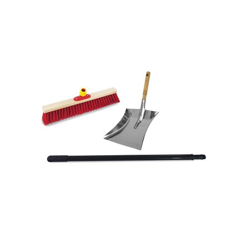 Steinbock® Straßenbesen-Set | inkl. Besen und Kehrschaufel 224012-YY