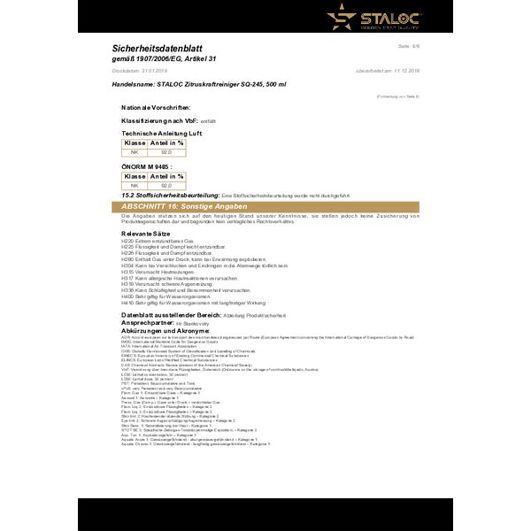 Zitrusreiniger Reinigungsspray für Metall & Kunststoff + Mikrofasertuch