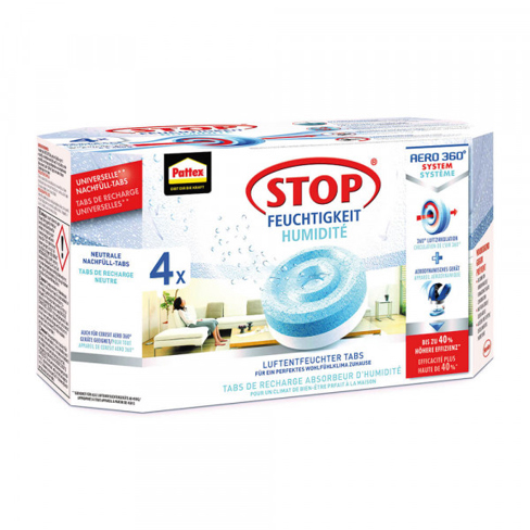 AERO 360° Nachfüller Neutral - 4 x 450 g | Geruchsneutralisator