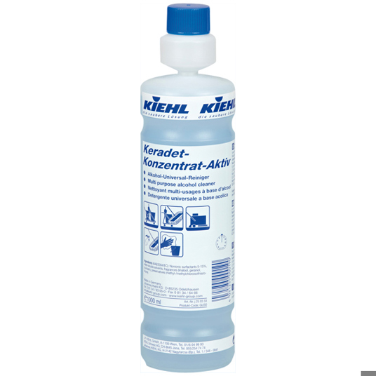 Aktiv Konzentrat Alkoholreiniger - 1 Liter für wasserfeste Oberflächen & Bödenbeläge