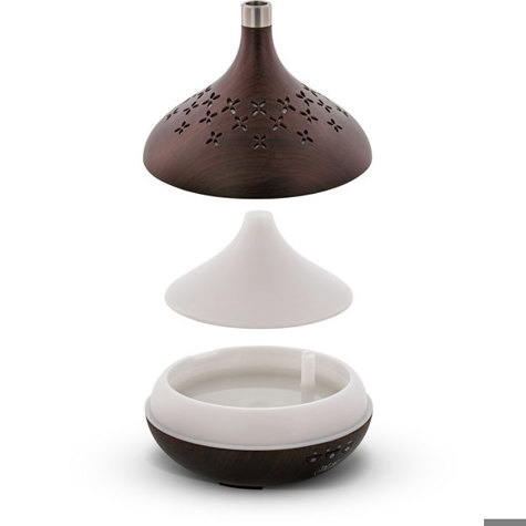 InLine® SmartHome Ultraschall Aroma Diffusor | Luftbefeuchter | Ambientelicht | Google Home und Amazon Alexa kompatibel | per App bedienbar