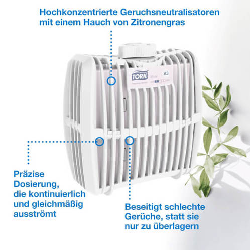 Kontinuierlicher Lufterfrischer Zitronengras | 6 Stk á 32 ml