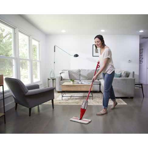 Vileda 1.2 Spray Max Mopp Mikrofaser | Kunststoff Trocken&Nass Rot | Weiß