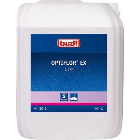 Buzil Teppichreiniger Optiflor-Ex G477: Für die erfolgreiche Reinigung von Teppichen und Polstermöbeln | 10l Kanister