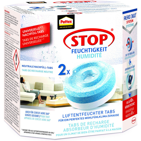 AERO 360° Nachfüller neutral - 2 × 450 g | Geruchsneutralisator