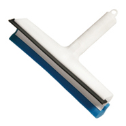 Fensterwischer Haug Fensterreiniger | 255 mm | weiß mit Spezialschwamm und Gummilippe