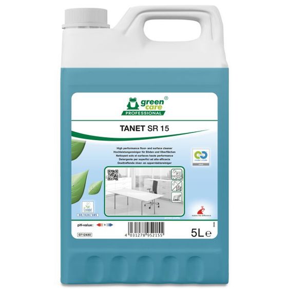 TANET SR15 Hochleistungs-Boden- & Oberflächenreiniger - 5 Liter, alkoholfrei