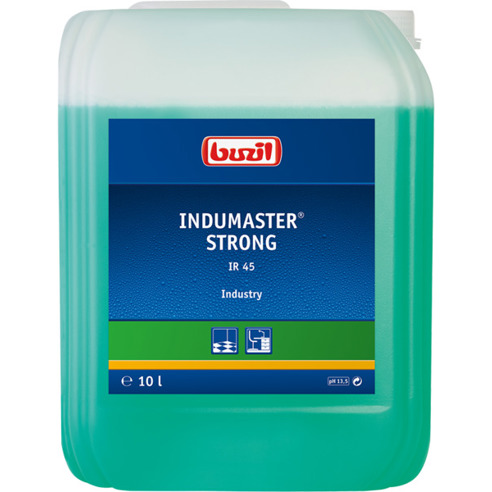 Industriereiniger IR45 - 10L Kanister - Hochalkalischer Bodenreiniger - pH 13,5 - Grün