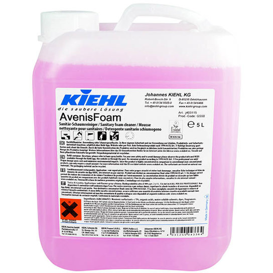 AvenisFoam Sanitär-Schaumreiniger 5 L - Für säure- und wasserbeständige Flächen