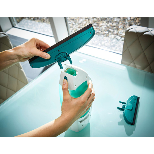Leifheit 51001 Elektrischer Fensterreiniger Blau | Weiß