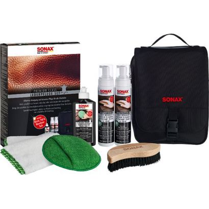 SONAX 02819410 PREMIUM CLASS LederPflegeSet 7 Stück