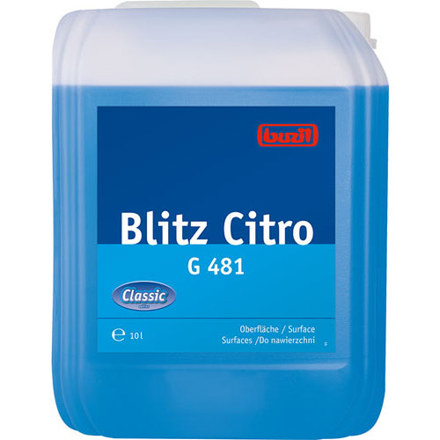 Blitz-Citro 10 L Alkohol-Reiniger mit Citrusduft - Fliesenreiniger