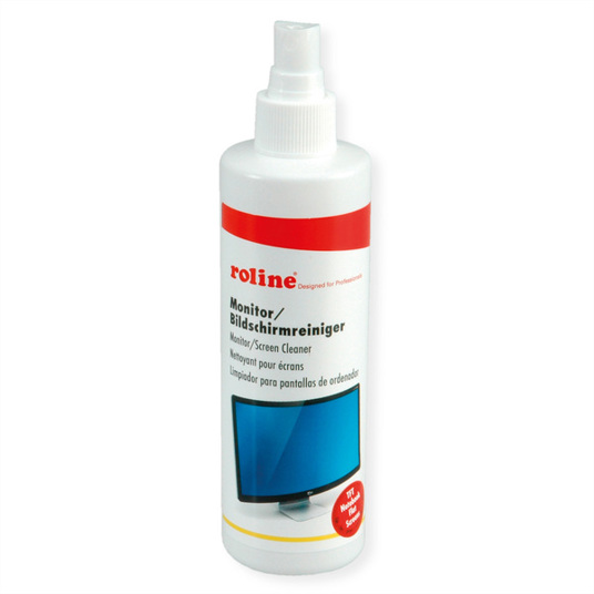 Bildschirmreiniger Spray 250 ml mit Mikrofasertuch - Optimal für TFT-Displays