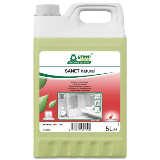Natürlicher Sanitär-Essigreiniger 5 Liter - Ideal für säurefeste Oberflächen