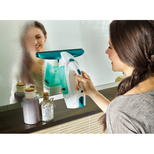 Leifheit 51001 Elektrischer Fensterreiniger Blau | Weiß