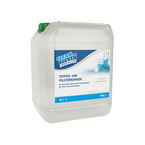 CLEAN and CLEVER PROFESSIONAL Teppich- & Polsterreiniger PRO 7 Universell einsetzbarer Teppich- & Polsterreiniger 10 Liter
