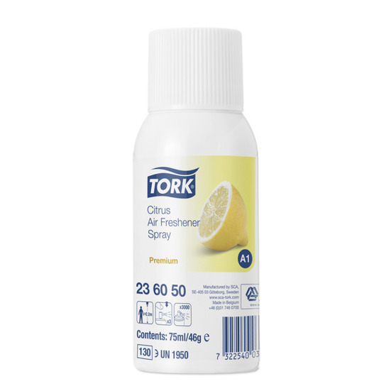 Tork Lufterfrischer Spray mit Zitrusduft A1 236050 / 12x75ml Nachfüller