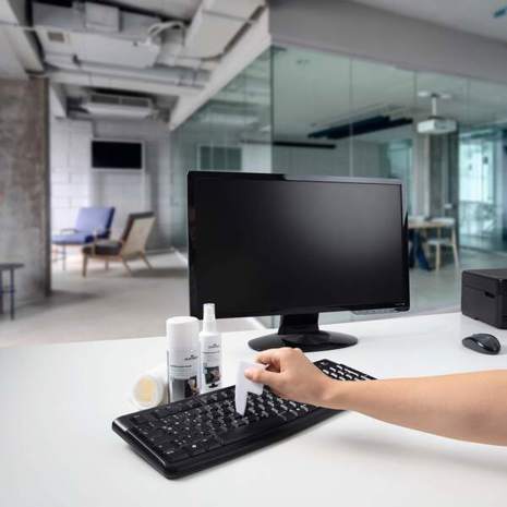 Effektives PC-Reinigungsset - Reinigungsspray für Bildschirme und Gehäuse