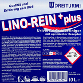 Lino-Rein Plus 10 L - Hochleistungs Grundreiniger für Linoleumböden