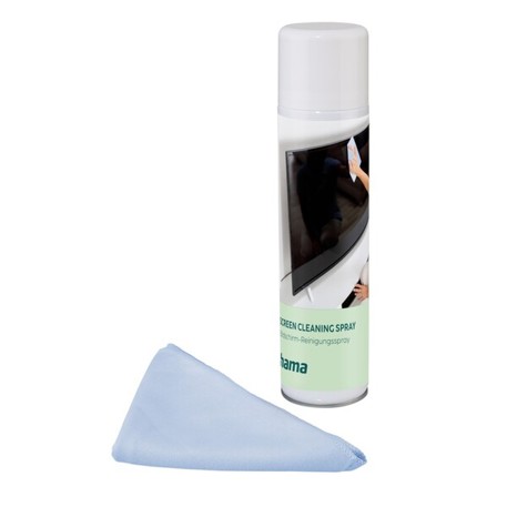Bildschirmreiniger Spray mit Reinigungstuch - 400 ml für TV, Büro und Küche