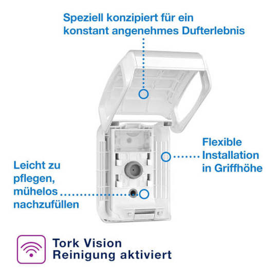 Kontinuierlicher Lufterfrischer Spender - Weiß