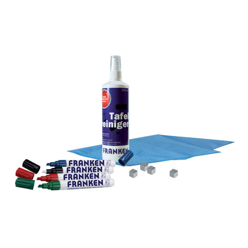 Glas-Whiteboard Starter Set - 10 Teile, sortiert