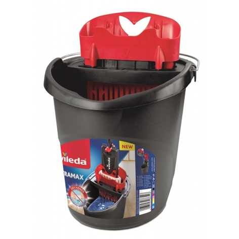 Vileda Ultramax Mop Set Mopp Trocken&Nass Schwarz | Rot