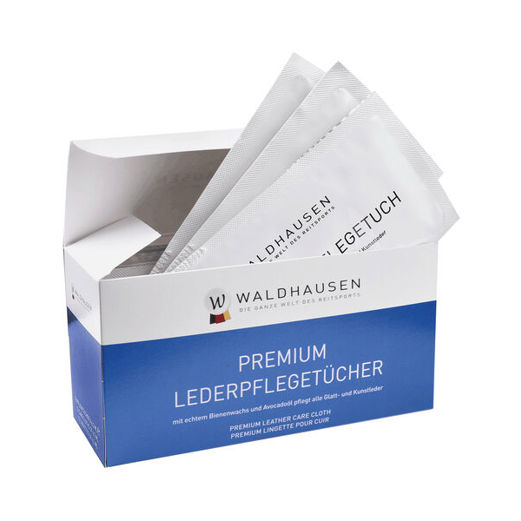 premium Lederpflegetücher Waldhausen (1 Karton 12 x 6,5 ml)