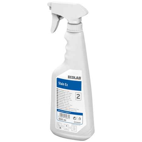 ECOLAB Stain Ex 2 Fleckenentferner 500 ml Entfernt Wachse | Klebestift & Tinte 500 ml