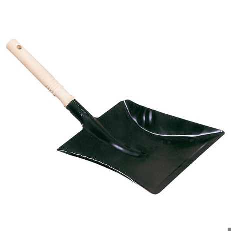 Kerbl Kehrschaufel schwarz Holzgriff- 466862-YY