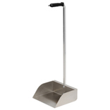 Kehrschaufel FLORA Kehrboy Aluminium | Höhe 75 cm robuste und leichte Standkehrschaufel für den Außenbereich