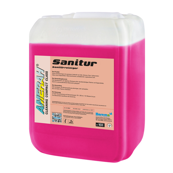 10 Liter Sanitär Unterhaltsreiniger - Effektiver Wischpflege für strahlend saubere Oberflächen