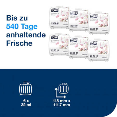 Kontinuierlicher Lufterfrischer Blütentraum - 6 Stück à 32 ml - Lufterfrischungsgerät