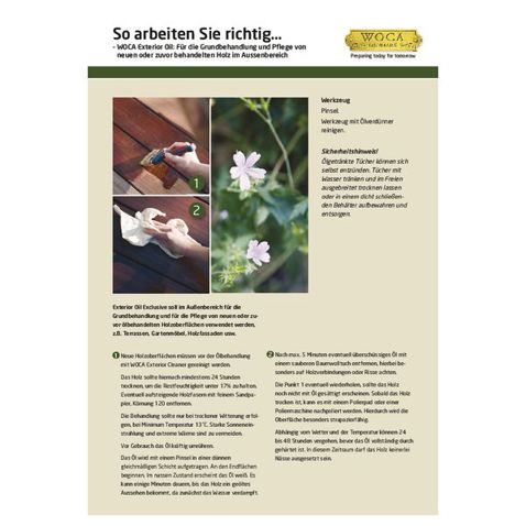 Exterior Öl für Möbelpflege - Stein Grau, 2,5 Liter