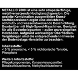 Hartbeschichtung Hochglanzdispersion 10 L - Metallic 2000