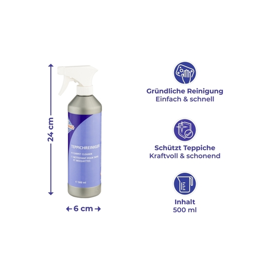 Maximex Nano Teppich-Reiniger 500 ml | Einfache Anwendung | schützend und pflegend