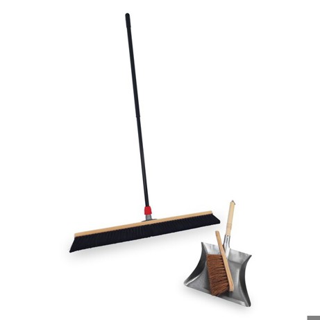 Steinbock® Saalbesen-Set | inkl. Besen | Kehrschaufel und Hand 448629-YY