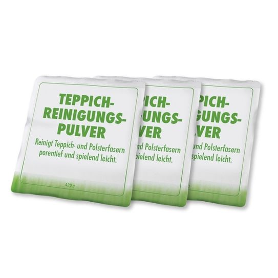 Maximex Teppich-Reinigungspulver 3er Set | Staubarm und schnelltrocknend