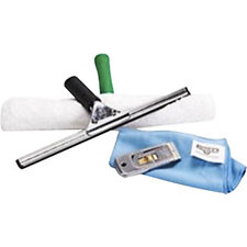 Glasreinigungsset PRO Advanced | Mikrofasertuch | Sicherheitsschaber | Fensterwischer | StripWasher Unitec.