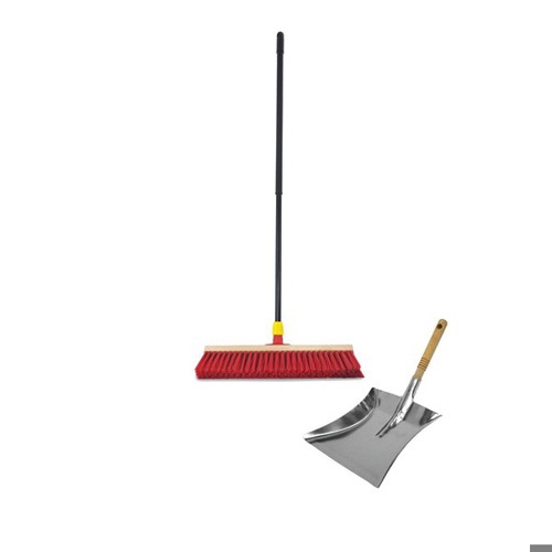 Steinbock® Straßenbesen-Set | inkl. Besen und Kehrschaufel 224012-YY