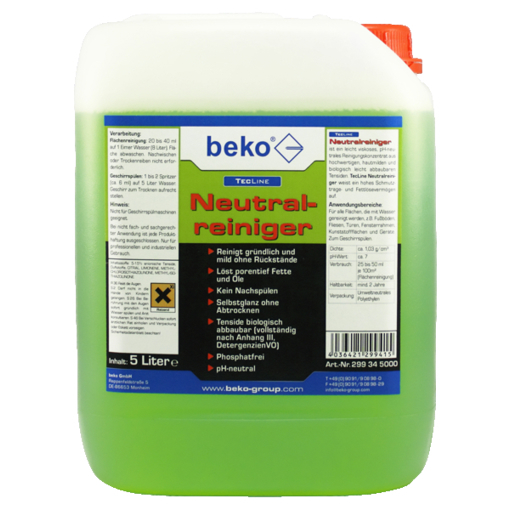 Neutralreiniger Reinigungskonzentrat, 5 Liter - Effektive Reinigungslösung