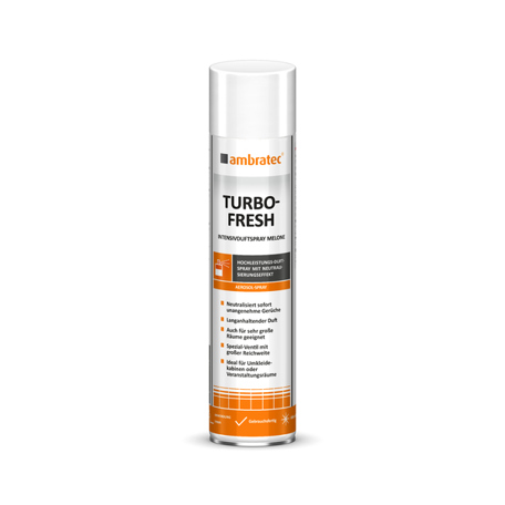 ambratec Turbo-Fresh | Intensivduftspray | 600ml | Melone